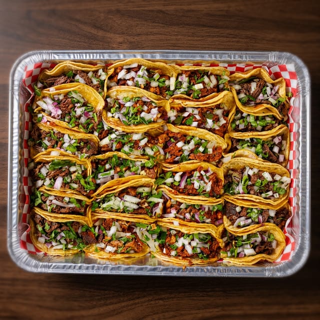 80 Street Taco Party Tray.